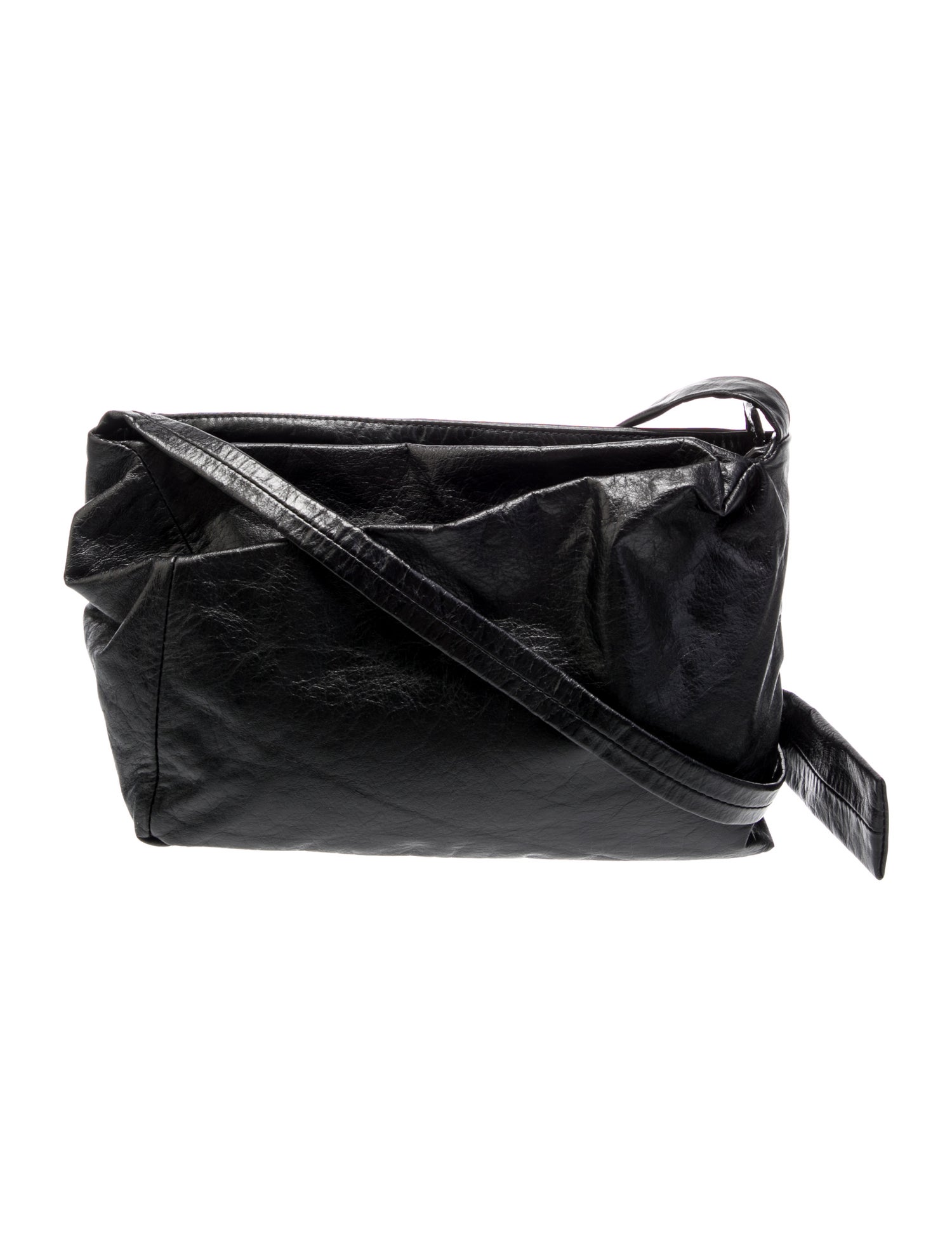 Yohji Yamamoto Leather Crossbody Bag w/ Tags