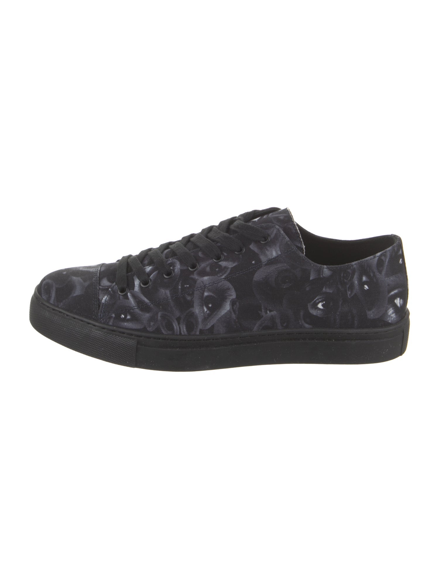 Yohji Yamamoto Canvas Printed Sneakers w/ Tags