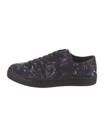 Yohji Yamamoto Canvas Printed Sneakers w/ Tags