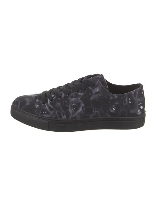 Yohji Yamamoto Canvas Printed Sneakers w/ Tags