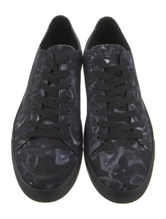 Yohji Yamamoto Canvas Printed Sneakers w/ Tags