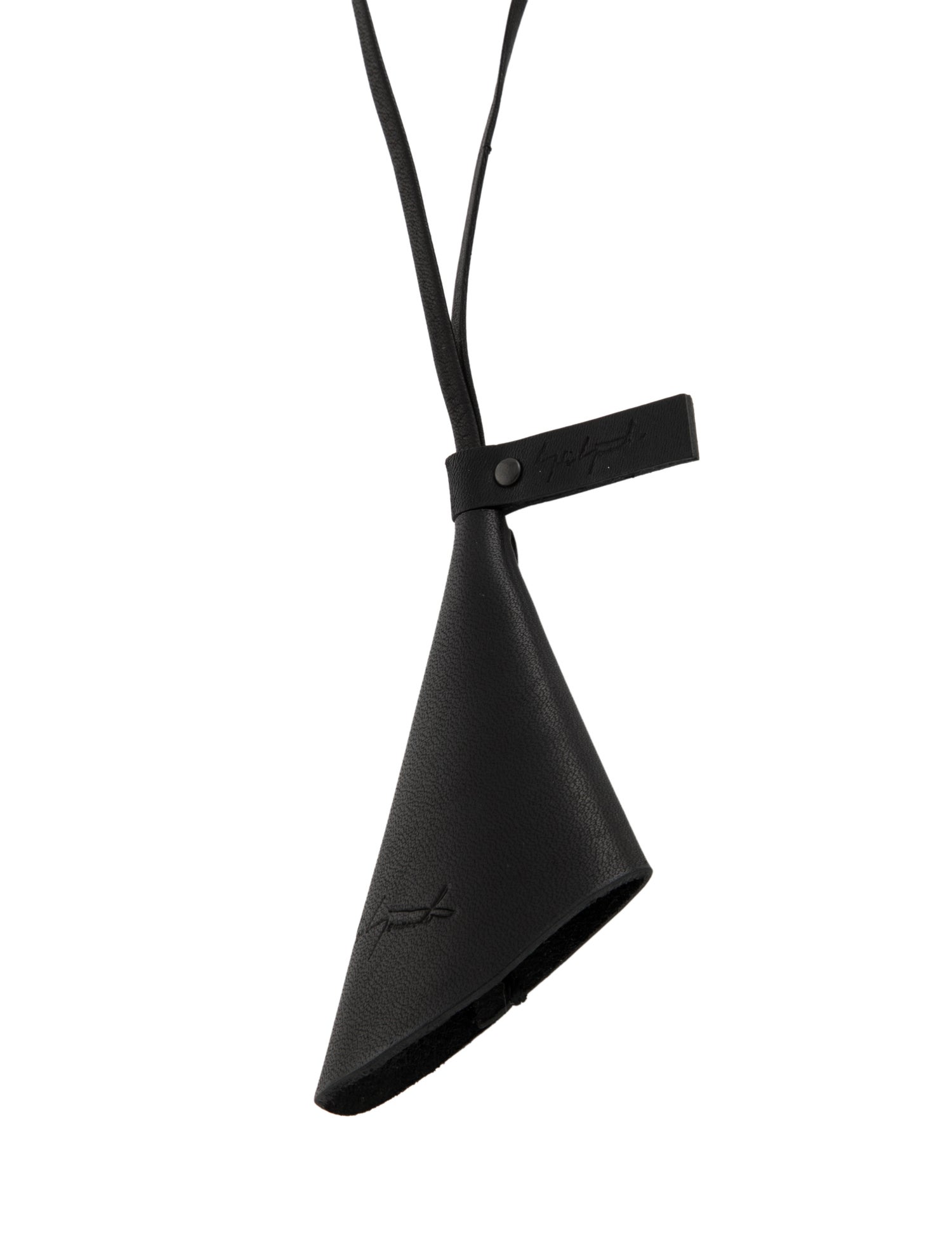 Yohji Yamamoto Leather Necklace Keychain w/ Tags