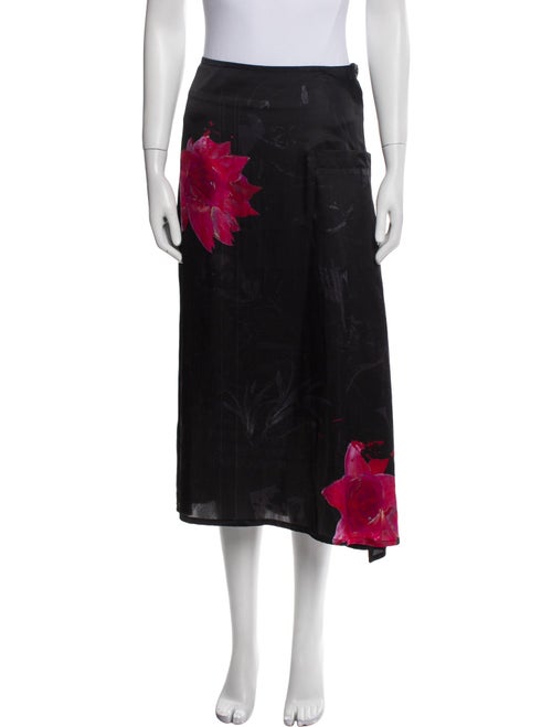 Yohji Yamamoto Noir 2021 Midi Length Skirt