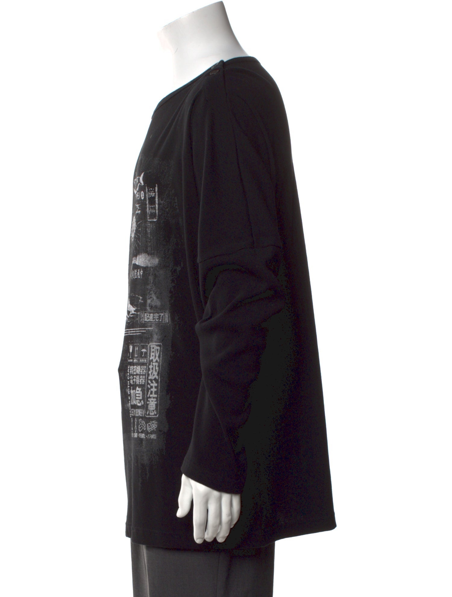 Yohji Yamamoto Pour Homme 2021 Graphic Print Henley