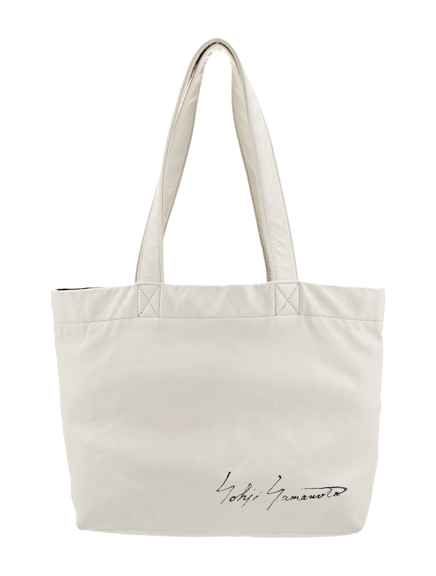 Yohji Yamamoto Leather Top Handle Bag