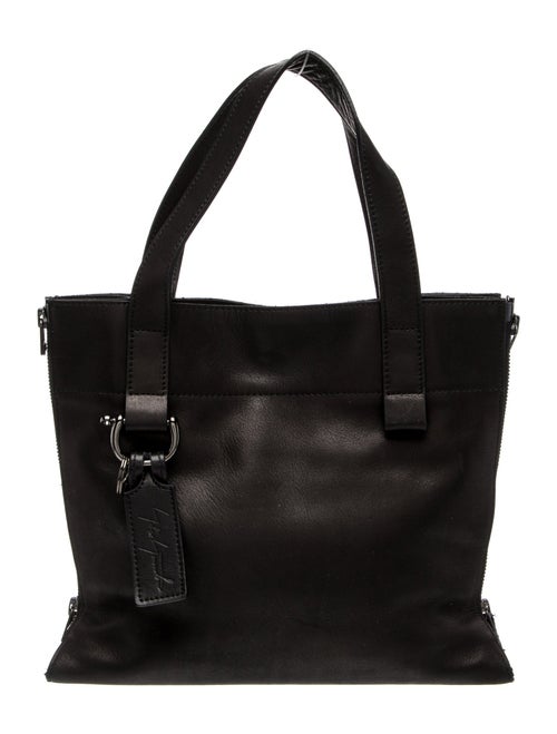 discord Yohji Yamamoto Leather Top Handle Bag