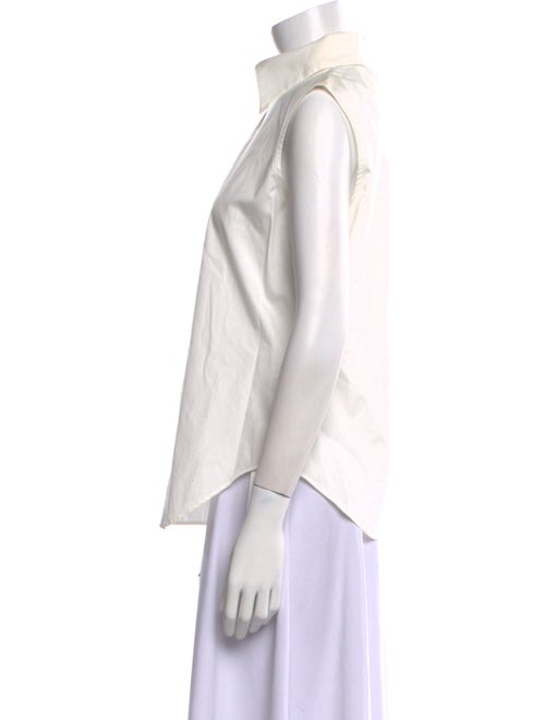 Y's by Yohji Yamamoto Sleeveless Button-Up Top