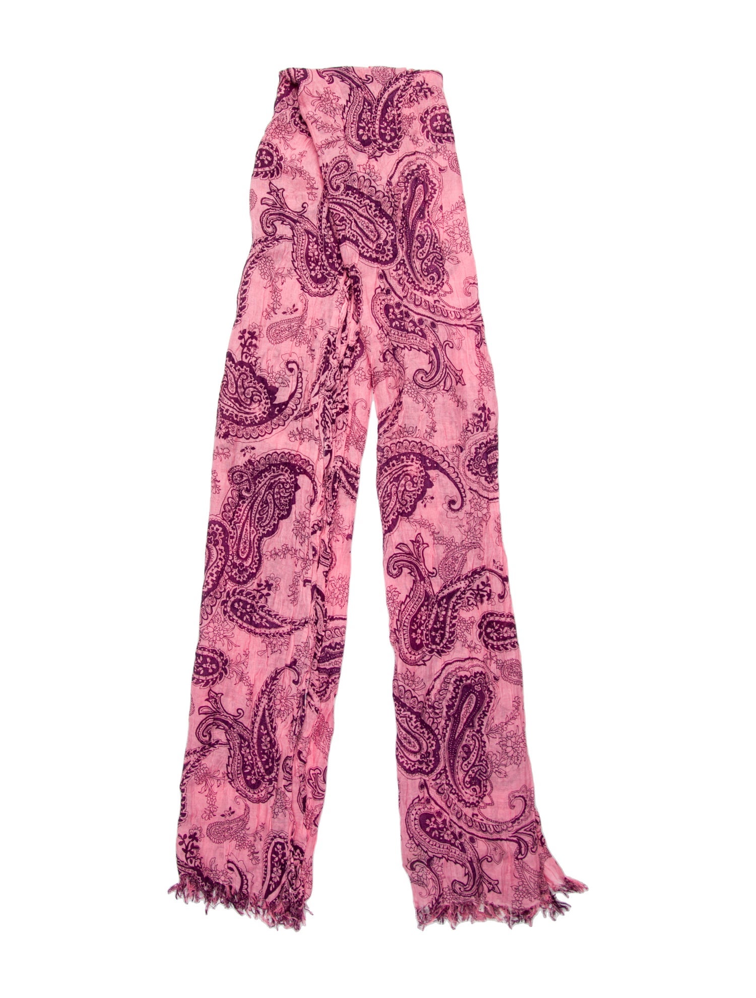 Yohji Yamamoto Paisley Print Scarf w/ Tags
