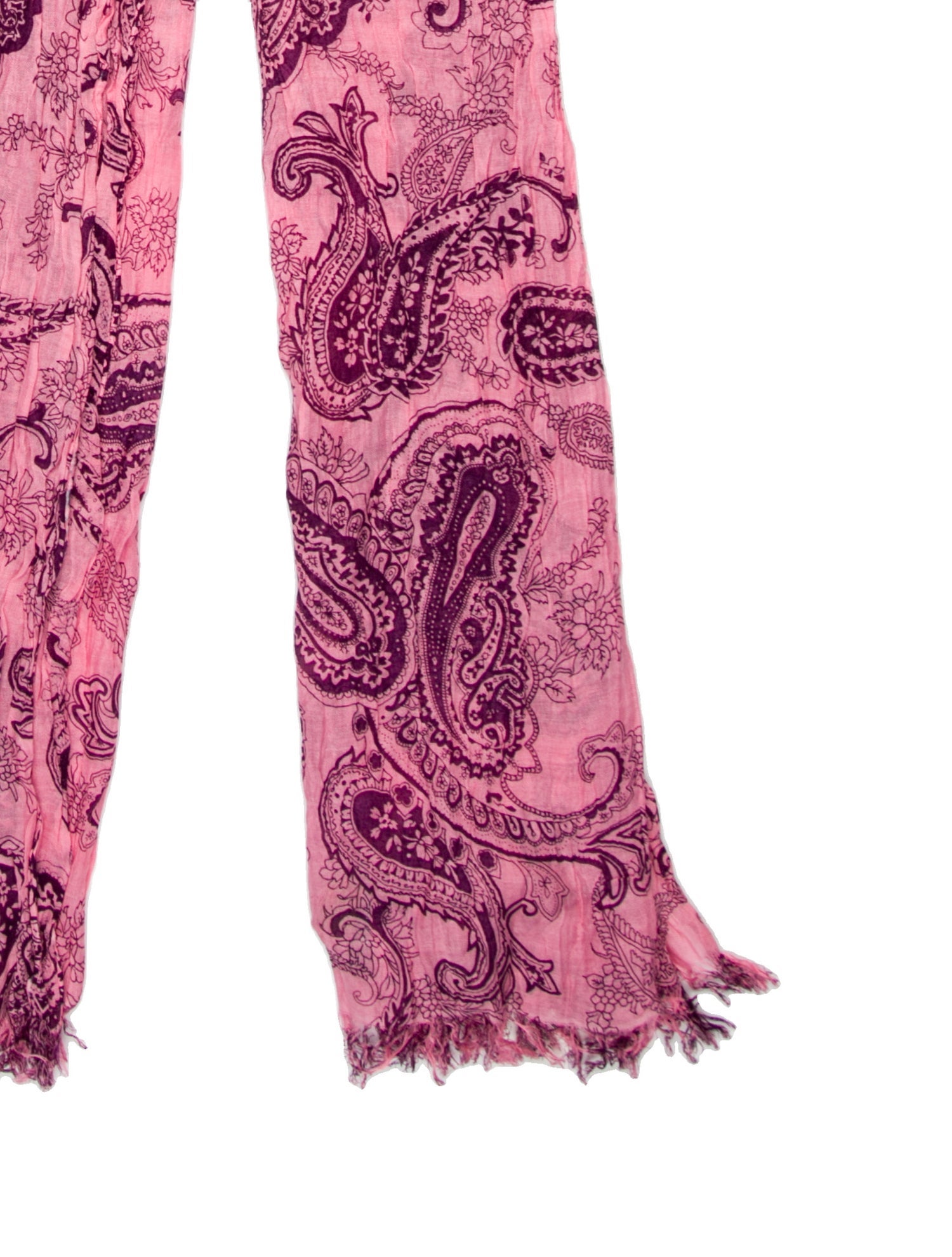 Yohji Yamamoto Paisley Print Scarf w/ Tags