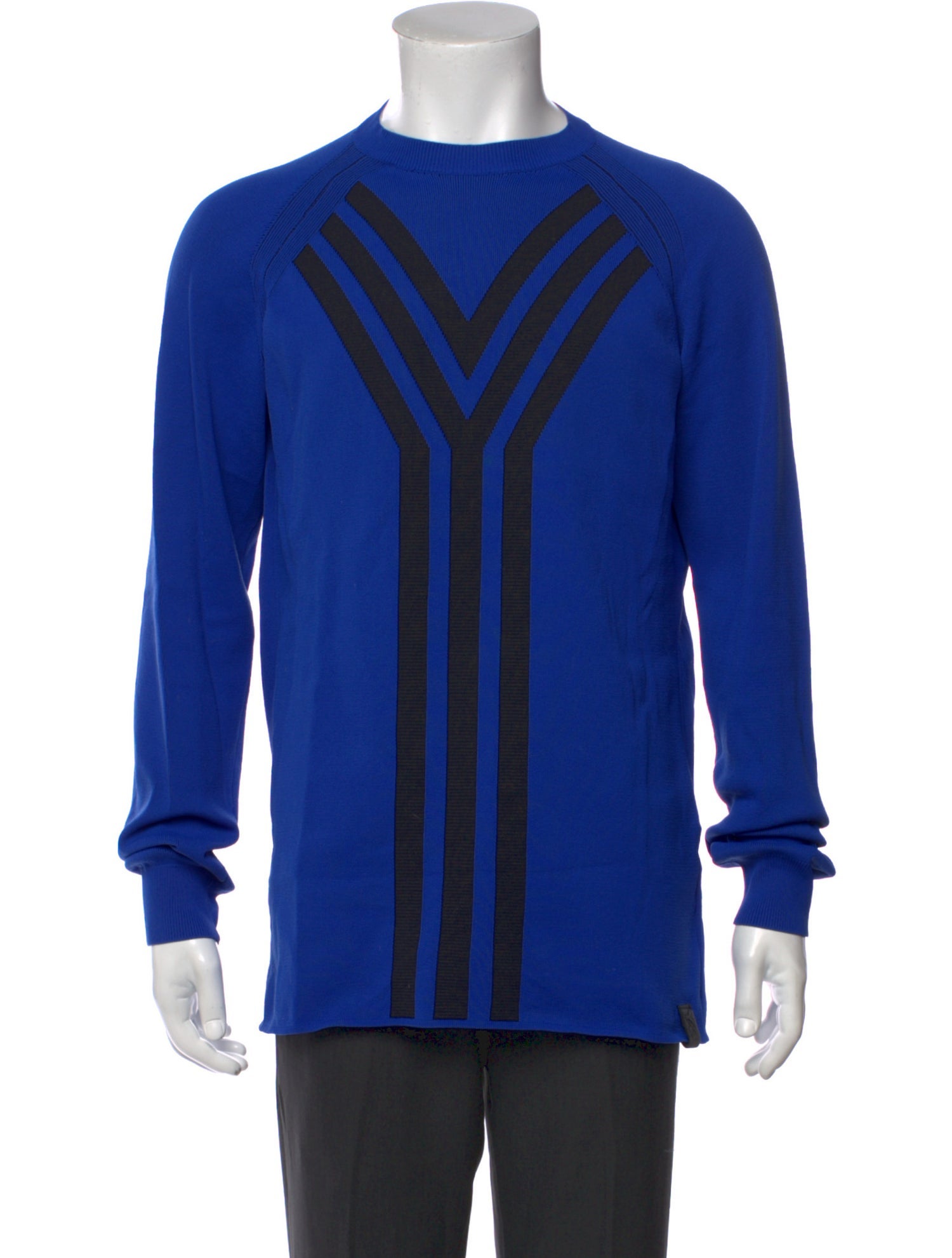 Y-3 Graphic Print Crew Neck Pullover