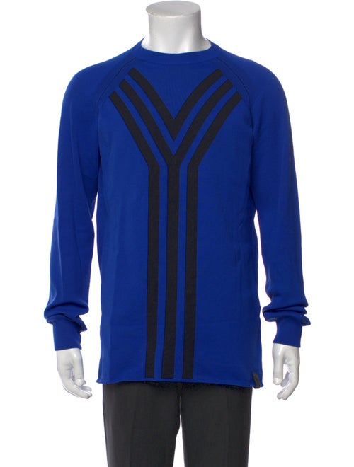 Y-3 Graphic Print Crew Neck Pullover