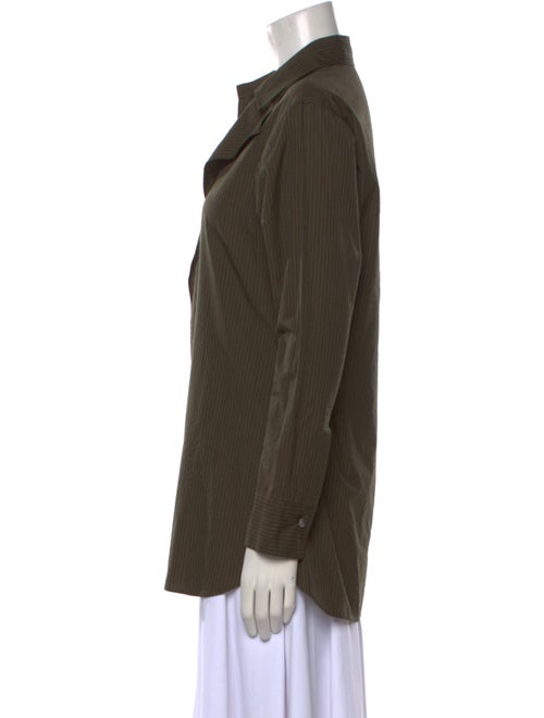 Y's by Yohji Yamamoto Long Sleeve Button-Up Top