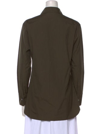 Y's by Yohji Yamamoto Long Sleeve Button-Up Top