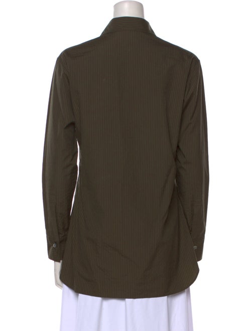 Y's by Yohji Yamamoto Long Sleeve Button-Up Top