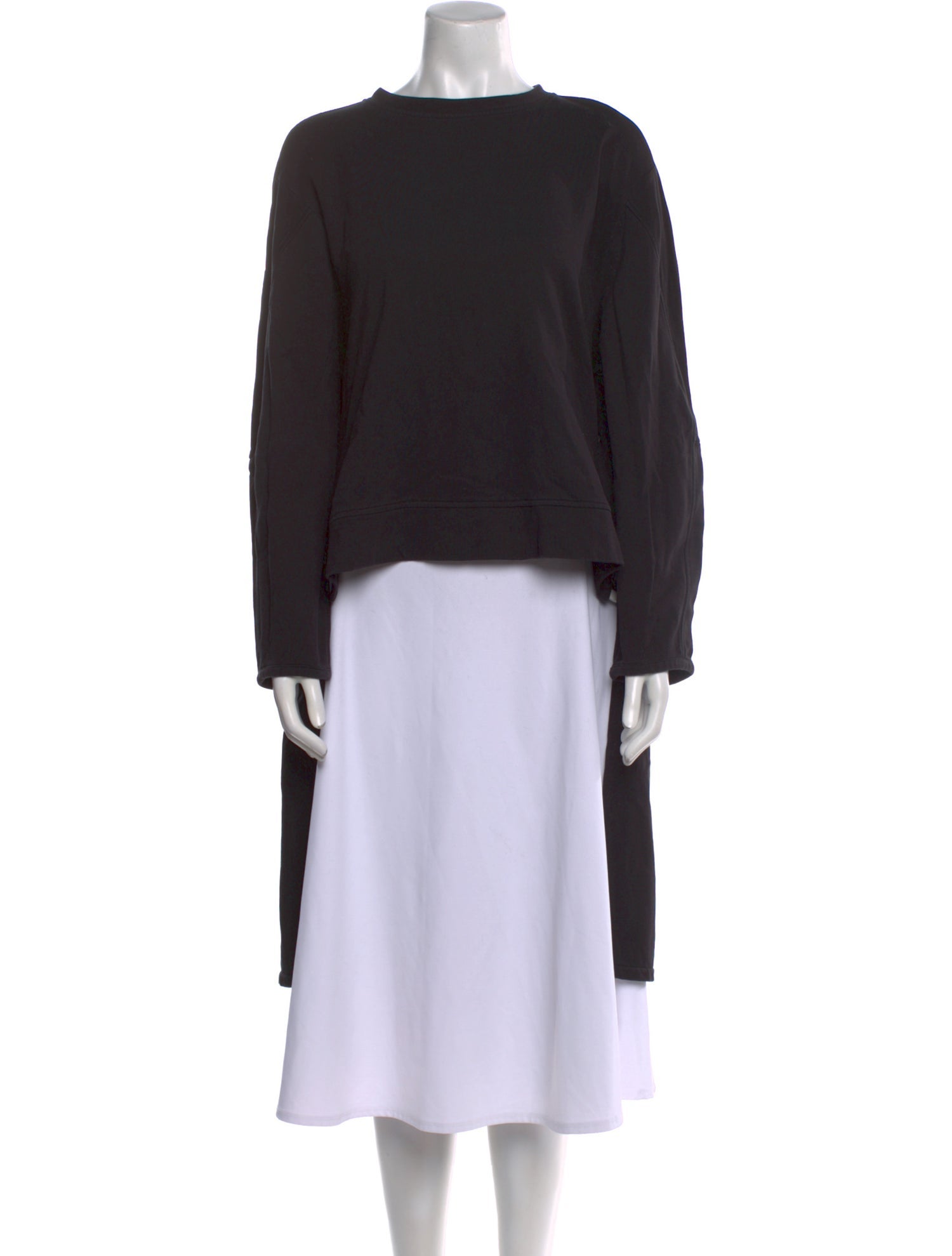 Y-3 Scoop Neck Long Sleeve Sweatshirt