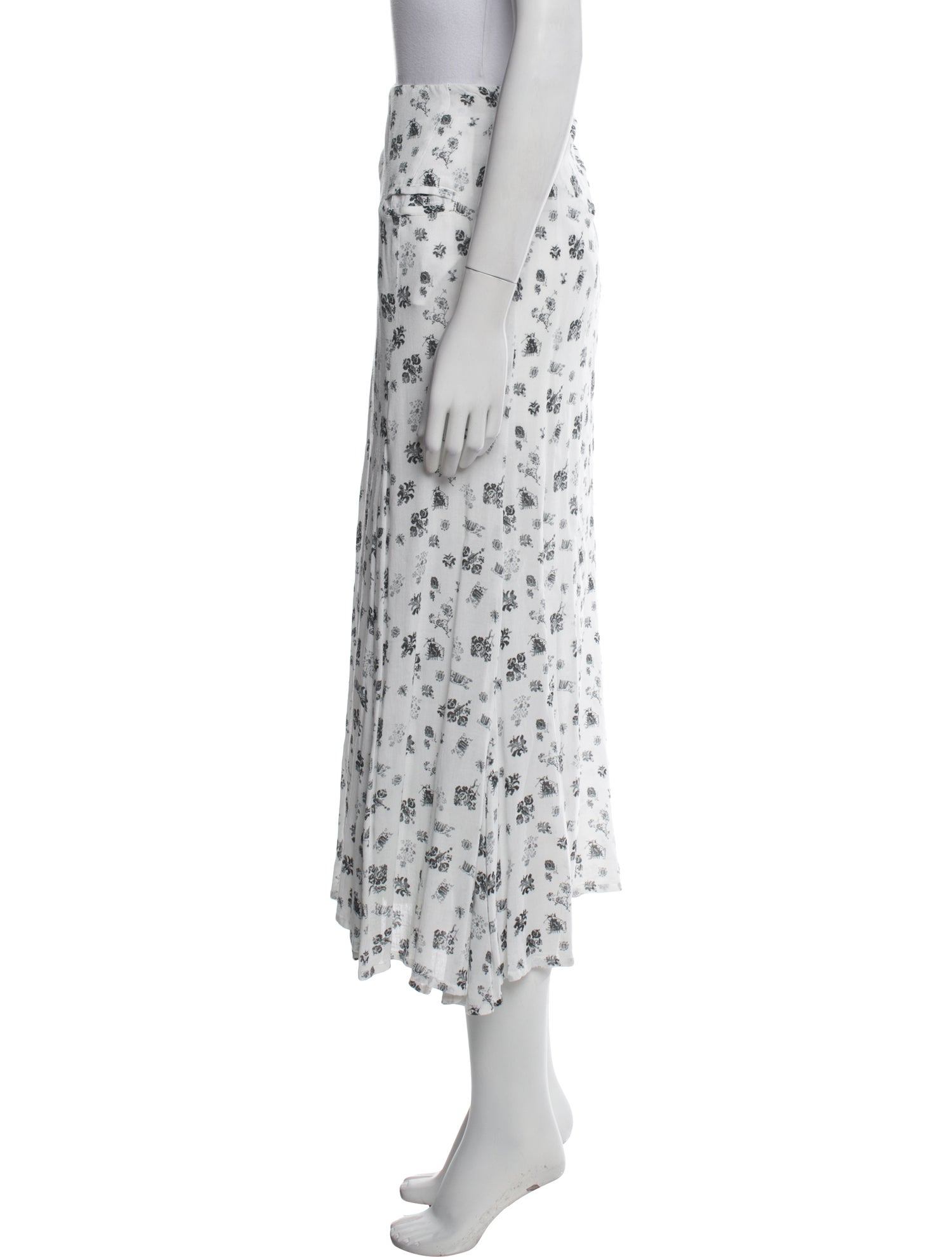 Yohji Yamamoto Noir 2015 Midi Length Skirt