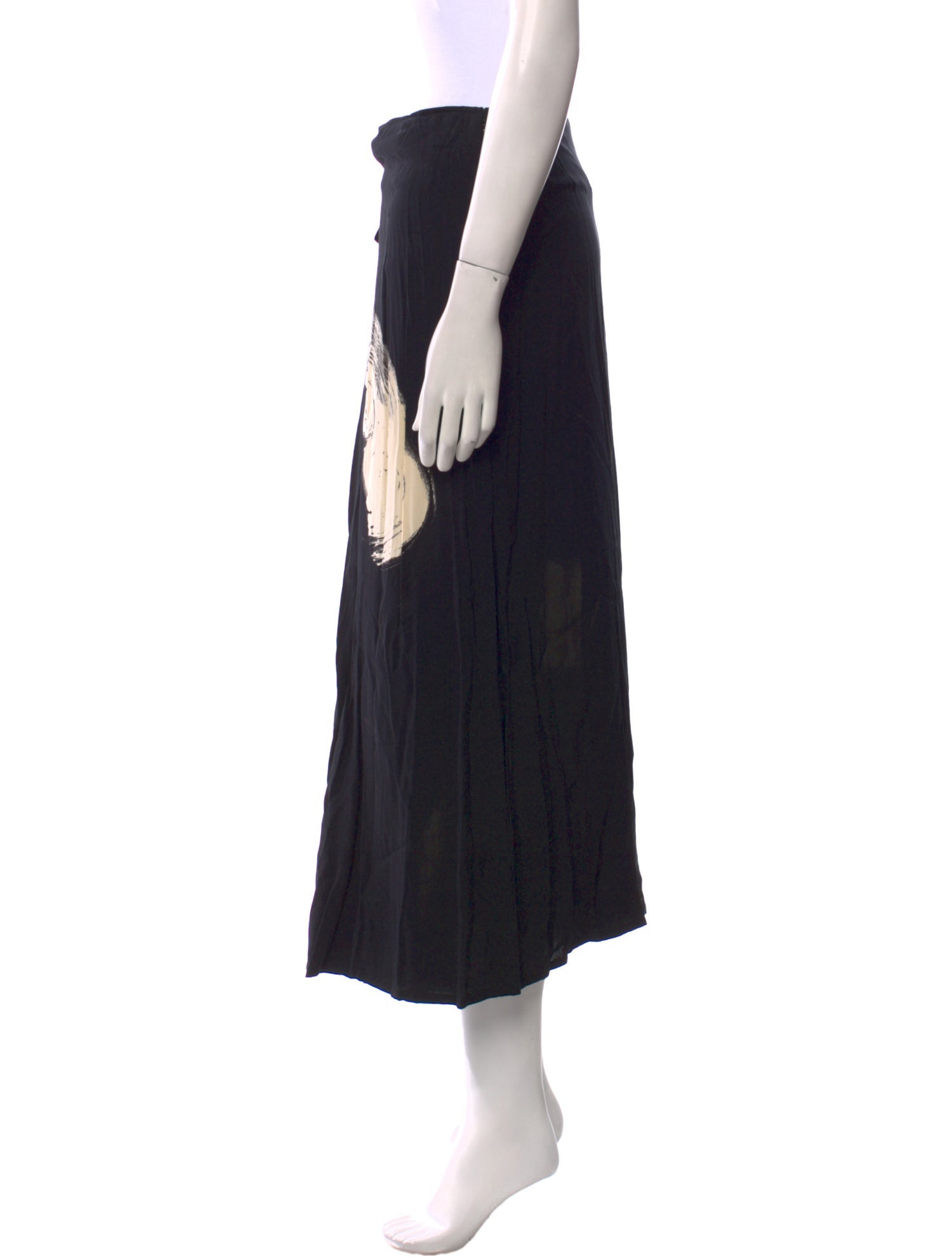 Yohji Yamamoto Noir 2016 Midi Length Skirt