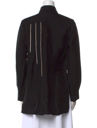 Y-3 x Adidas Linen Long Sleeve Button-Up Top