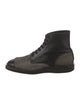 Yohji Yamamoto Leather Lace-Up Boots