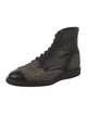 Yohji Yamamoto Leather Lace-Up Boots