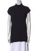 Yohji Yamamoto Turtleneck Short Sleeve Top