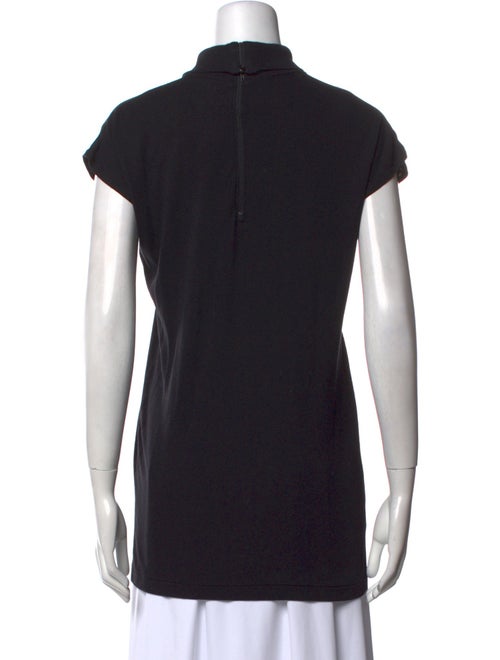 Yohji Yamamoto Turtleneck Short Sleeve Top