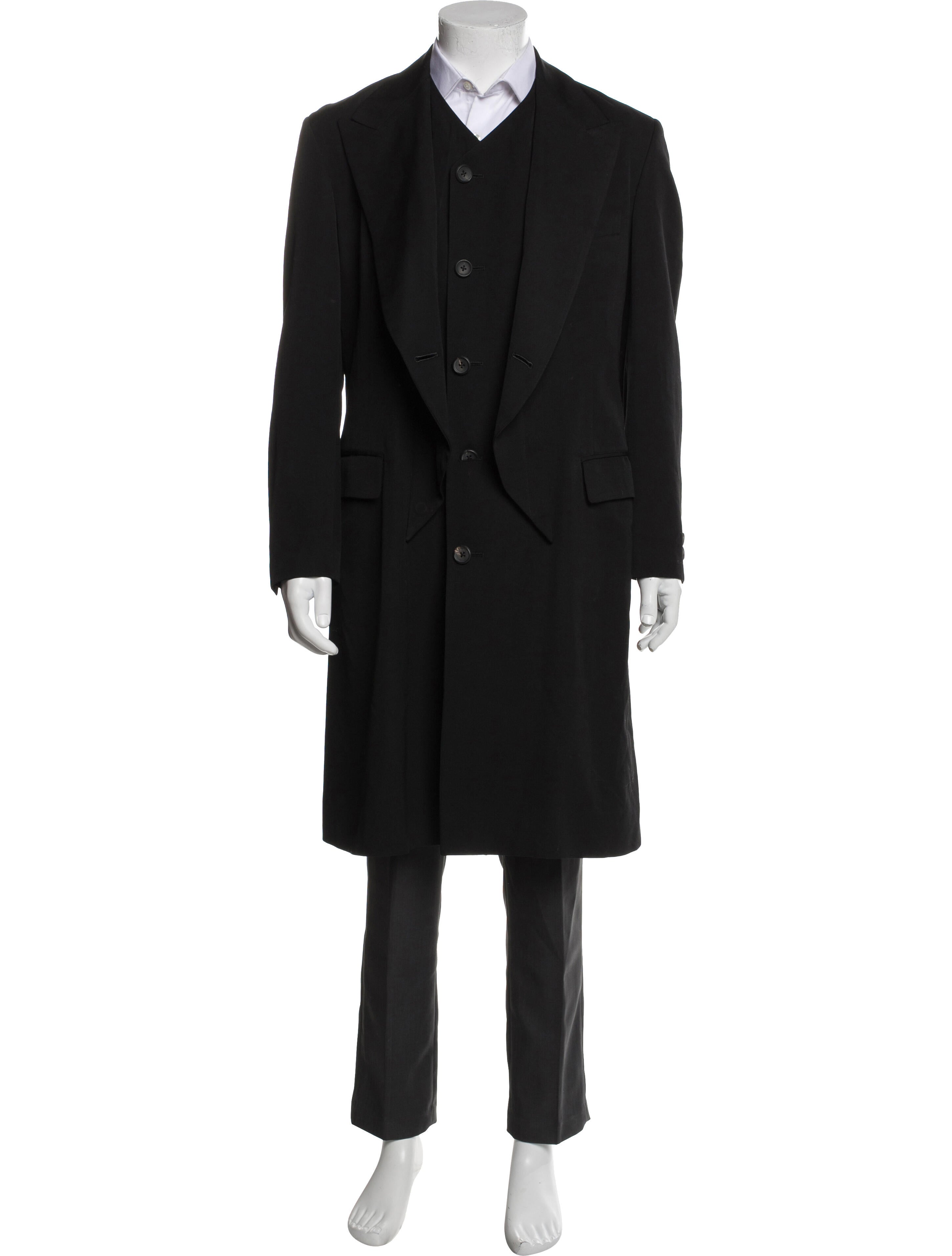 Yohji Yamamoto Pour Homme Wool Overcoat