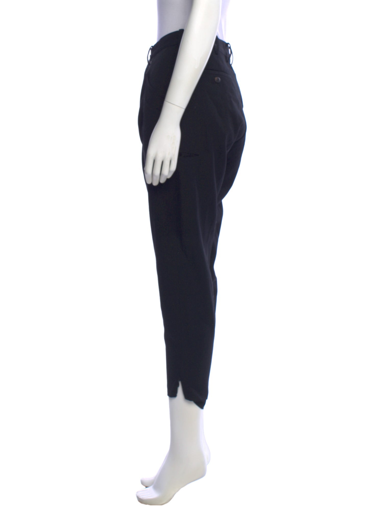 Yohji Yamamoto Wool Skinny Leg Pants