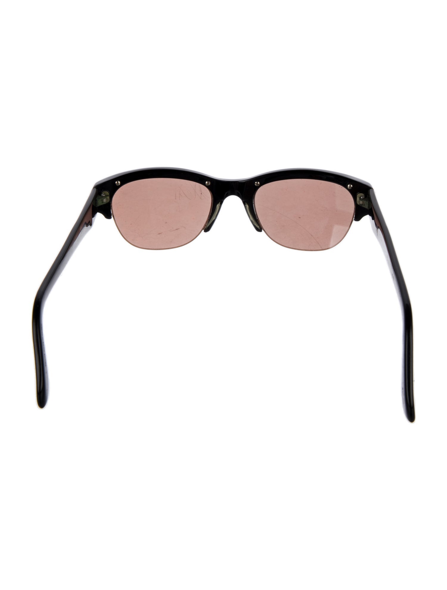 Yohji Yamamoto Wayfarer Mirrored Sunglasses