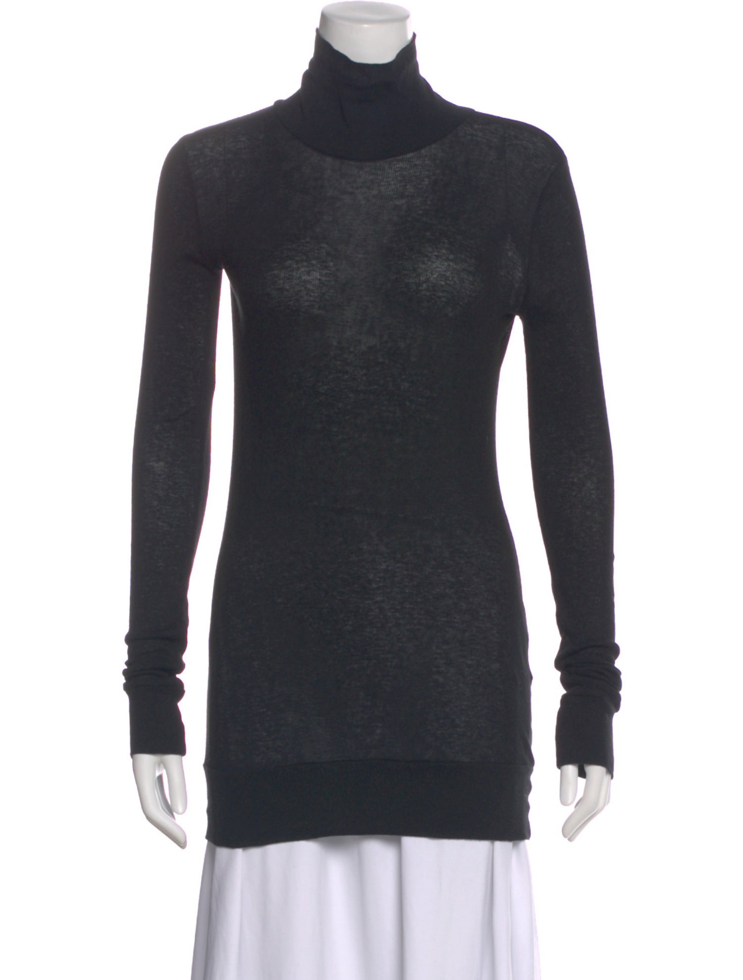 Yohji Yamamoto Turtleneck Long Sleeve Tunic