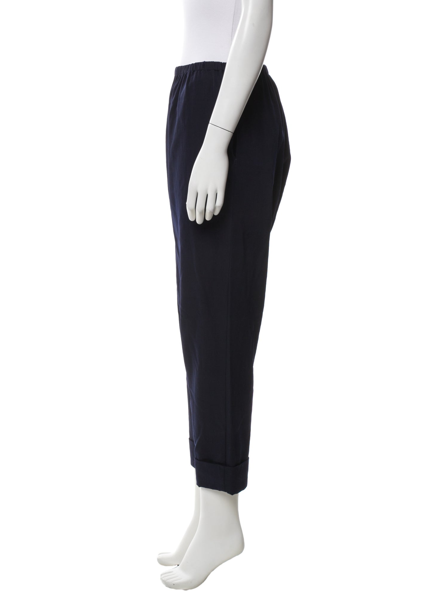 Yohji Yamamoto Wool Straight Leg Pants