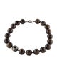 Yossi Harari Bronzite Two-Tone Bead Strand Necklace
