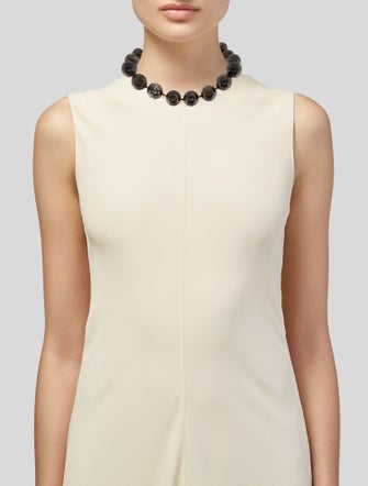 Yossi Harari Bronzite Two-Tone Bead Strand Necklace