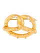 Yossi Harari 24K Diamond Salty Pretzel Brooch