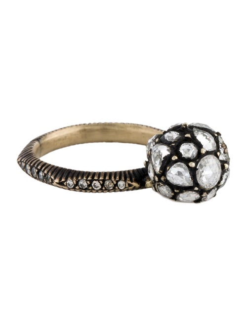 Yossi Harari Diamond Ball Cocktail Ring