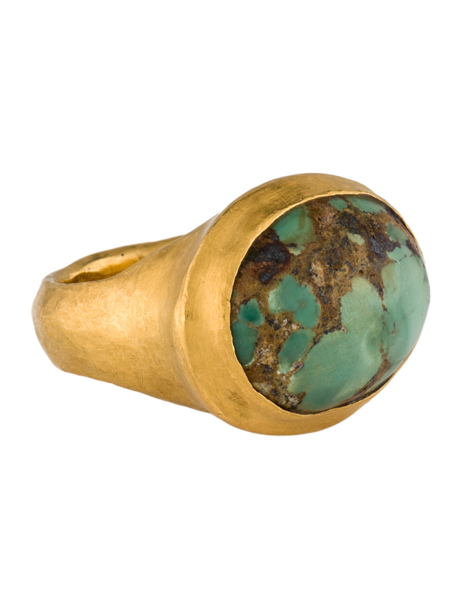 Yossi Harari 24K Turquoise Cocktail Ring