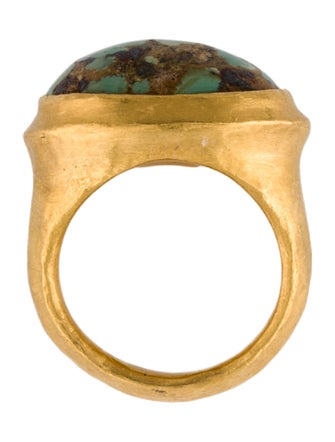 Yossi Harari 24K Turquoise Cocktail Ring
