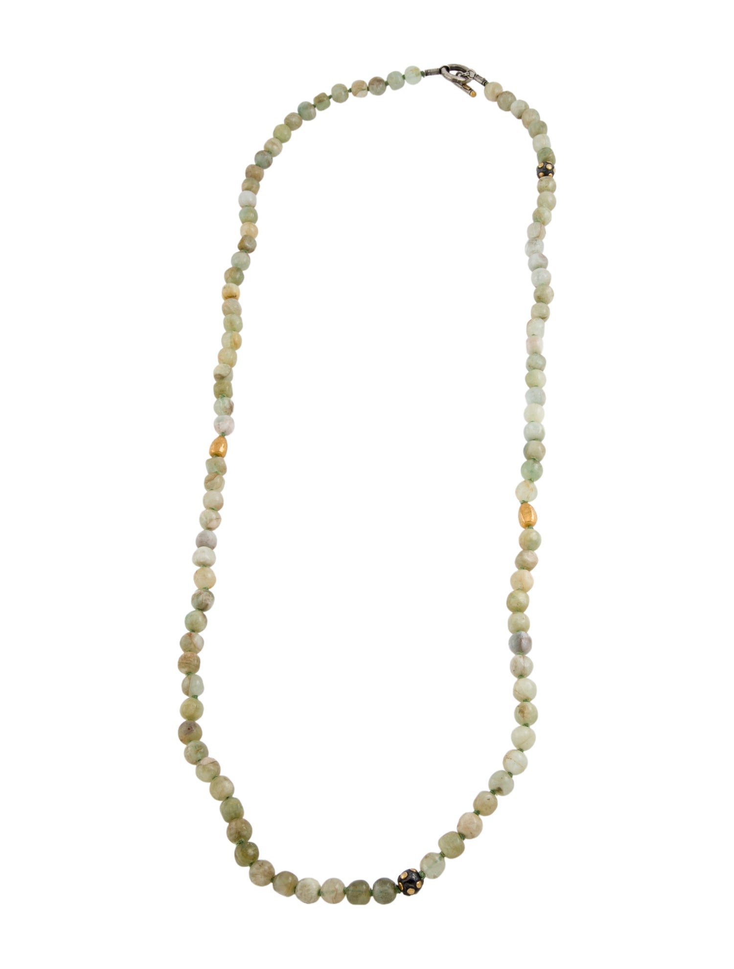 Yossi Harari Aquamarine Bead Necklace