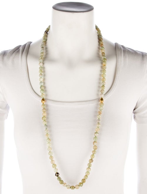 Yossi Harari Aquamarine Bead Necklace