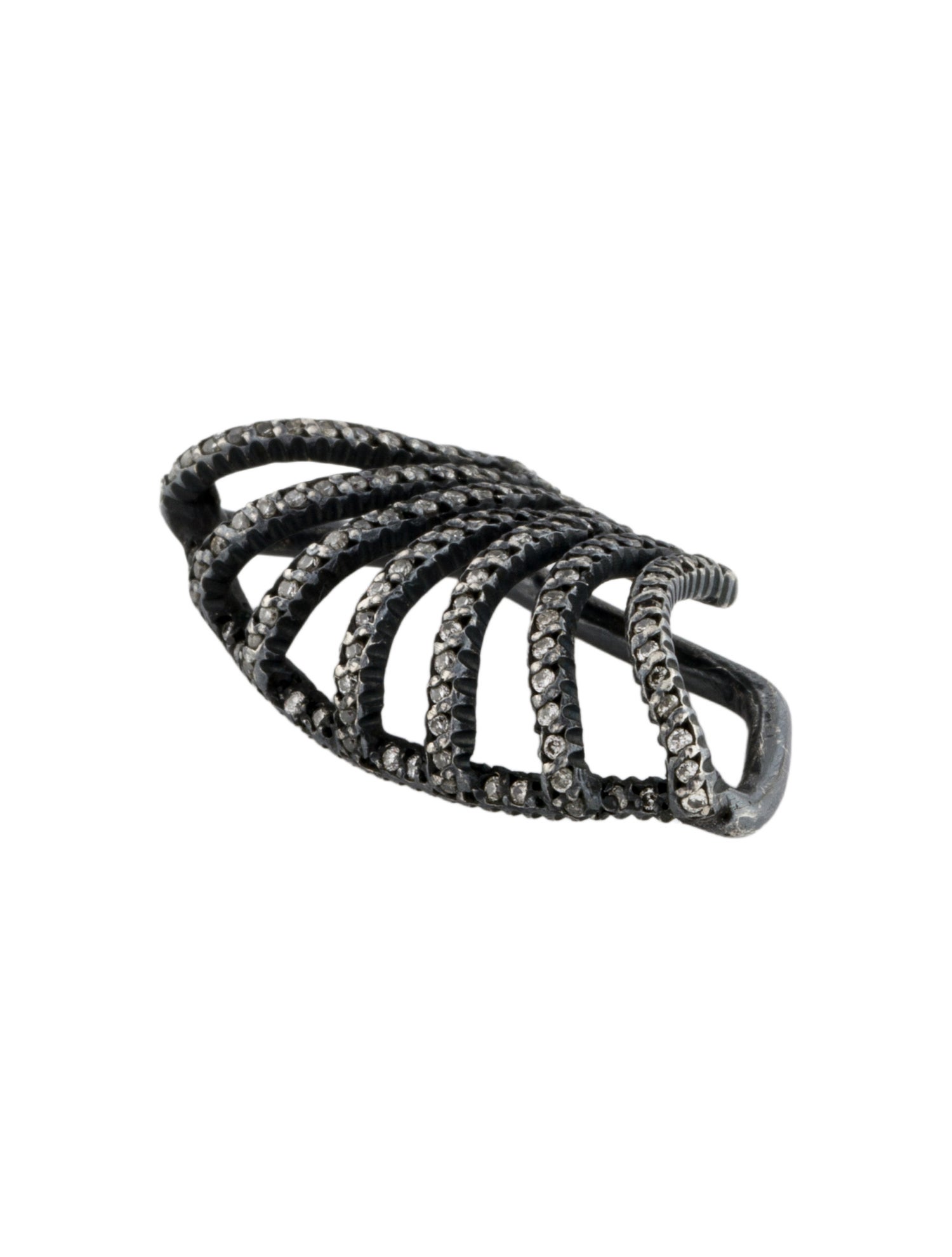 Yossi Harari Diamond Cage Single Ear Cuff