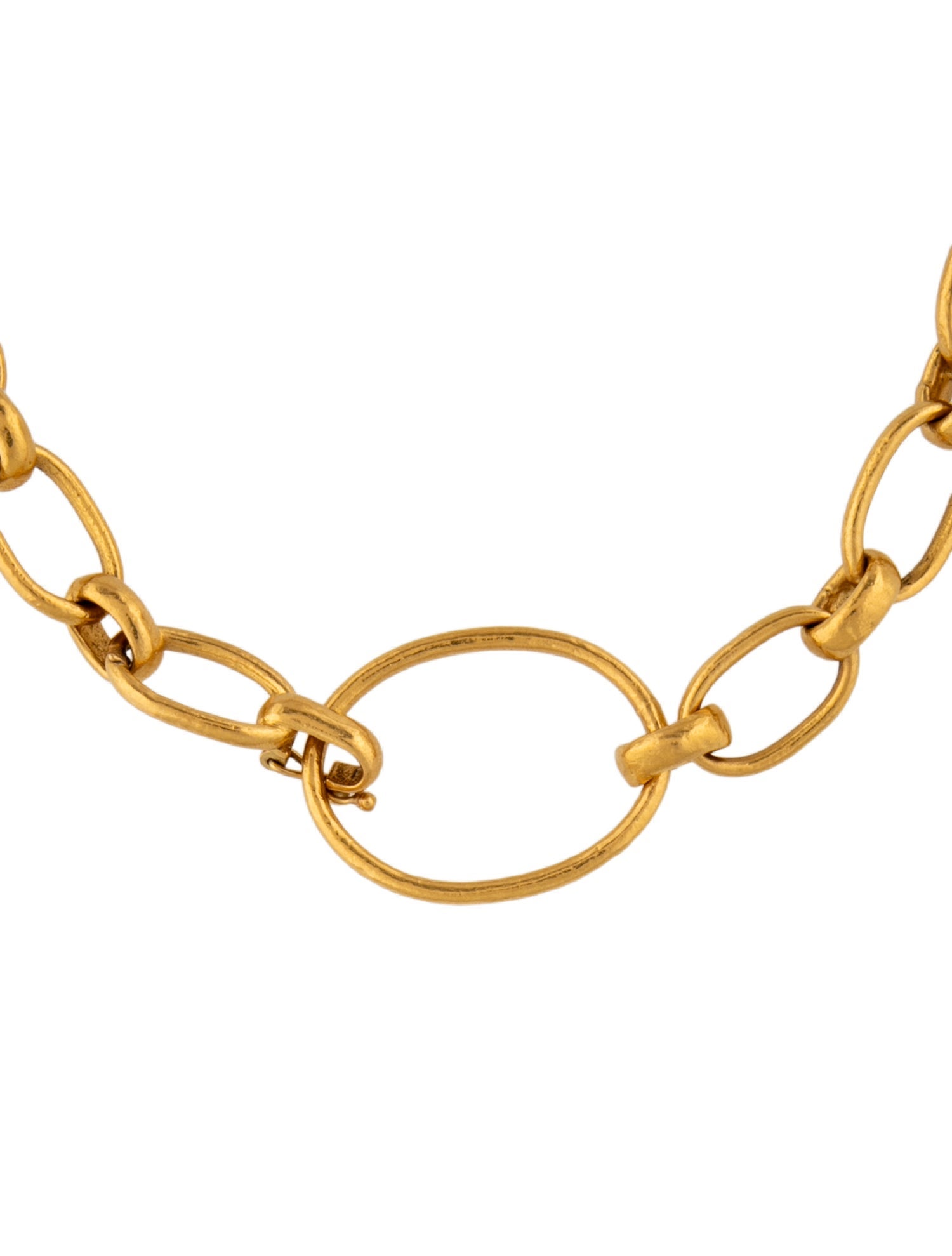 Yossi Harari 24K Oval Chain Link Necklace