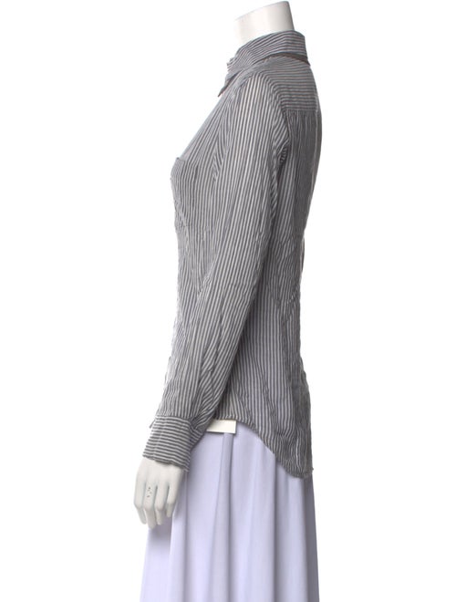 Regulation Yohji Yamamoto 2010's Striped Button-Up Top