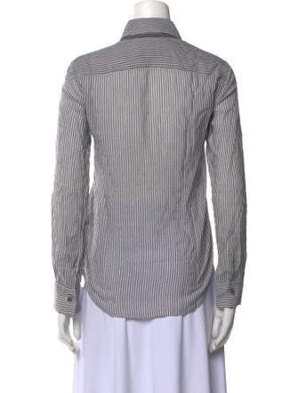 Regulation Yohji Yamamoto 2010's Striped Button-Up Top