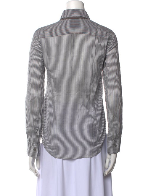 Regulation Yohji Yamamoto 2010's Striped Button-Up Top