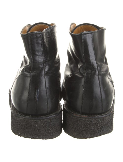 Regulation Yohji Yamamoto Leather Lace-Up Boots