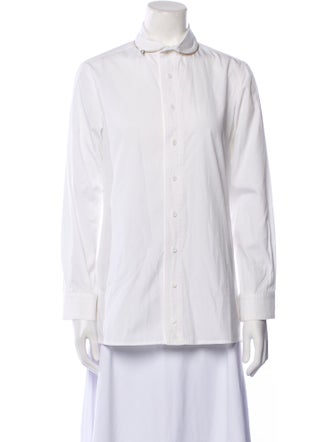 Regulation Yohji Yamamoto Long Sleeve Button-Up Top
