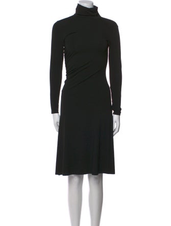 Yansi Fugel Turtleneck Midi Length Dress