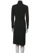 Yansi Fugel Turtleneck Midi Length Dress