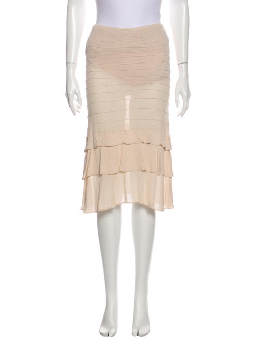 Yves Saint Laurent Rive Gauche Knee-Length Skirt