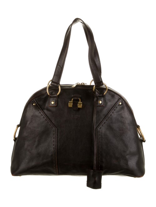 Yves Saint Laurent Rive Gauche Muse Tote Brown